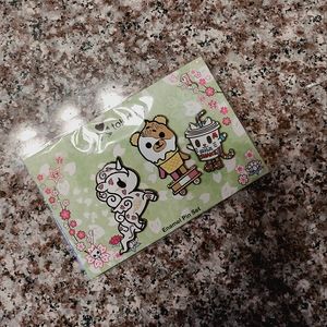 Hanami Picnic Enamel Pin Set tokidoki